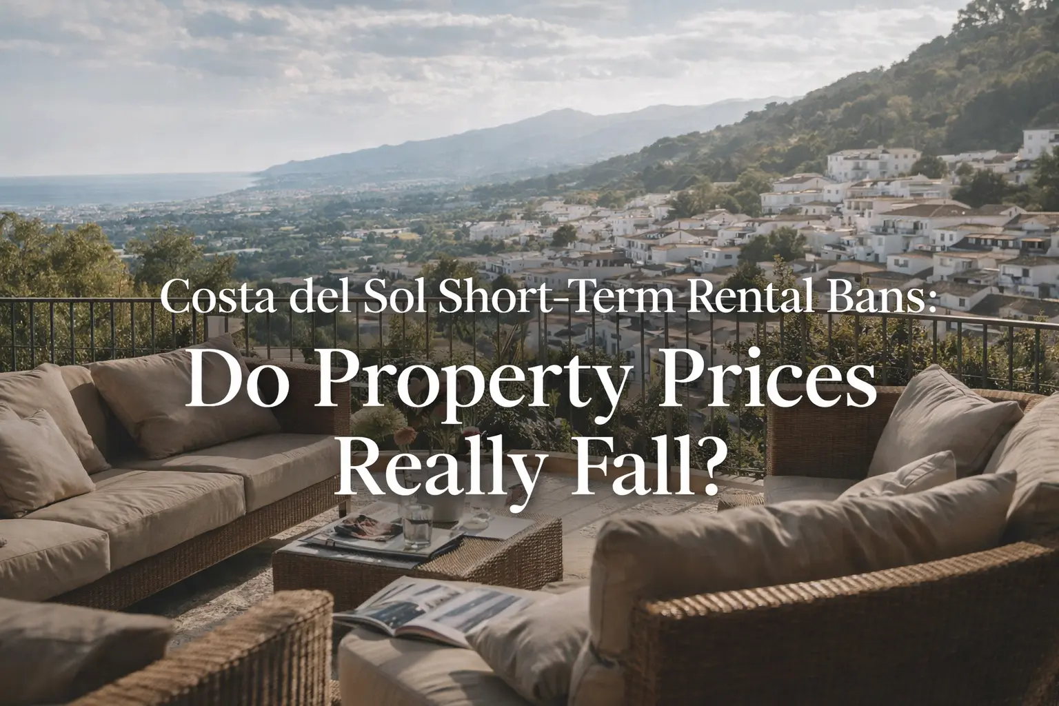 Costa del Sol Short‑Term Rental Bans:  Do Property Prices Really Fall?
